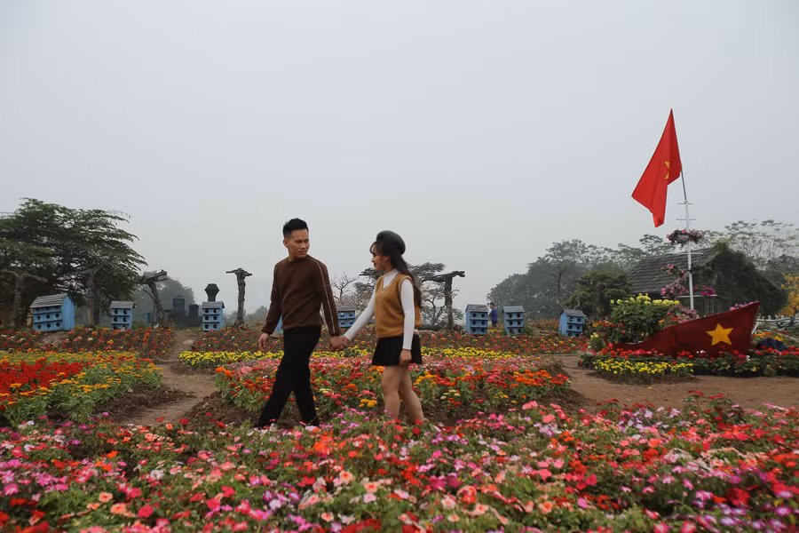 Nơi đây là điểm đến của rất nhiều bạn trẻ đến chụp hình.