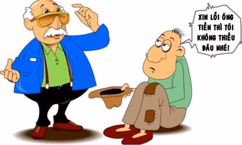 Ăn xin không thiếu... tiền