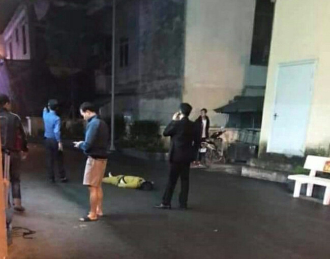 Hiện trường vụ việc.