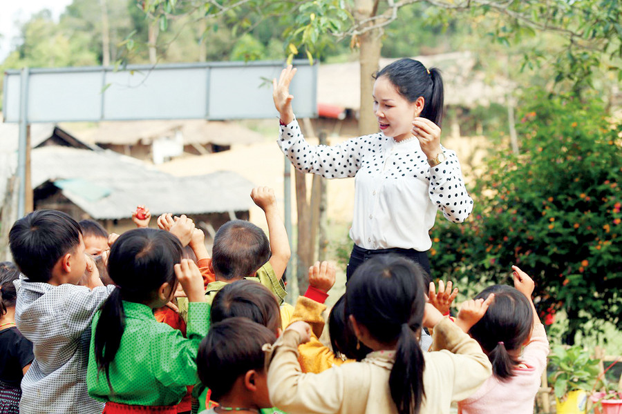 Giáo viên mầm non vùng cao