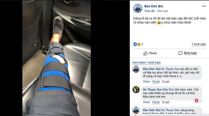 Hai MC nổi tiếng của VTV bị tai nạn, phải nghỉ việc tạm thời - ảnh 3