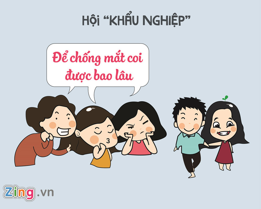 Thời buổi này đi đâu cũng gặp "hội khẩu nghiệp", nói xấu người khác mọi lúc mọi nơi, đặc biệt là khi thấy người ta có "gấu". Cũng thông cảm đi, F.A lâu năm thấy ai cũng có đôi có cặp cũng tủi thân chứ. Nhưng cứ khẩu nghiệp mãi thế này khi nào mới có bồ? 8 kieu nguoi