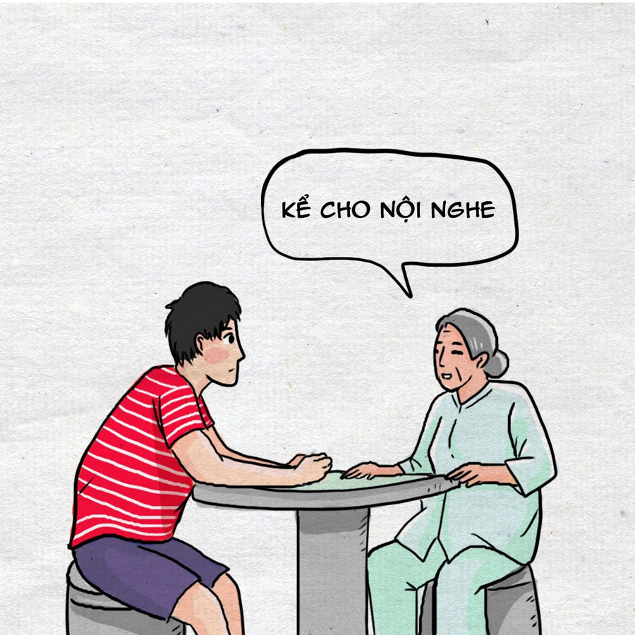 Tranh "Thưa nội con kể" được vẽ từ tình huống phim: Ian nói chuyện với bà nội Văn. Tranh tcủa nick name Minh Híu. Tranh "Thưa nội con kể" được vẽ từ tình huống phim: Ian nói chuyện với bà nội Văn. Tranh tcủa nick name Minh Híu.