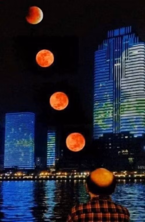 Nguyệt thực toàn phần.