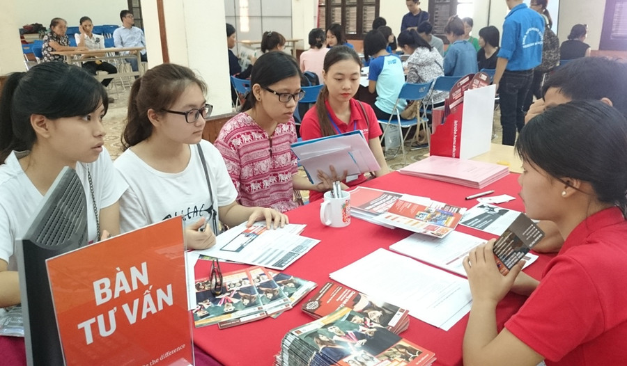 Trong một buổi tư vấn hướng nghiệp Trong một buổi tư vấn hướng nghiệp