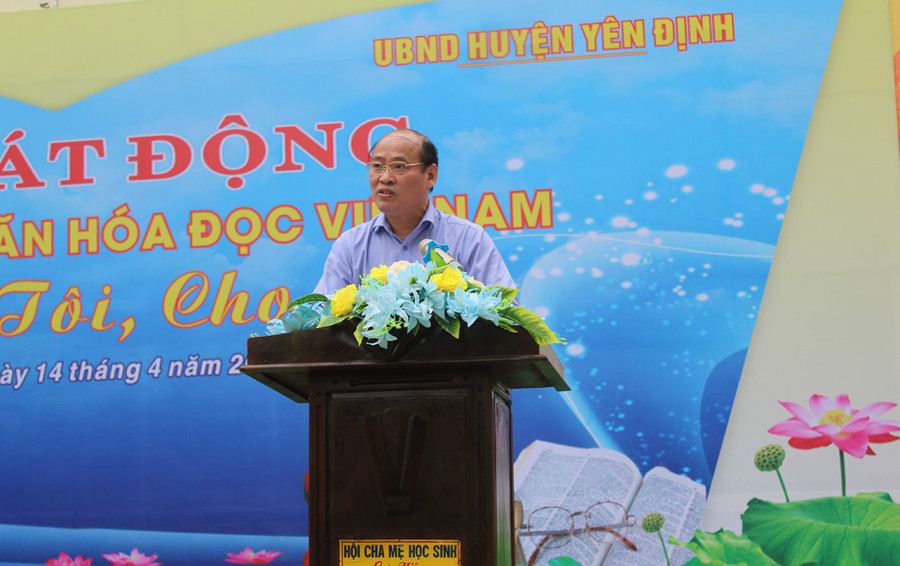 Ông Lê Văn Nam - Phó Giám đốc Sở Thông tin và Truyền thông Thanh Hóa phát biểu. Ảnh: LT.