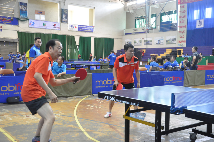 Các vận động viên hào hứng tham gia tranh tài