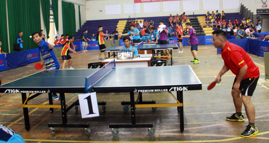 Ngay sau lễ khi mạc đã diễn ra các trận đấu ở nội dung đơn nam, đôi nam