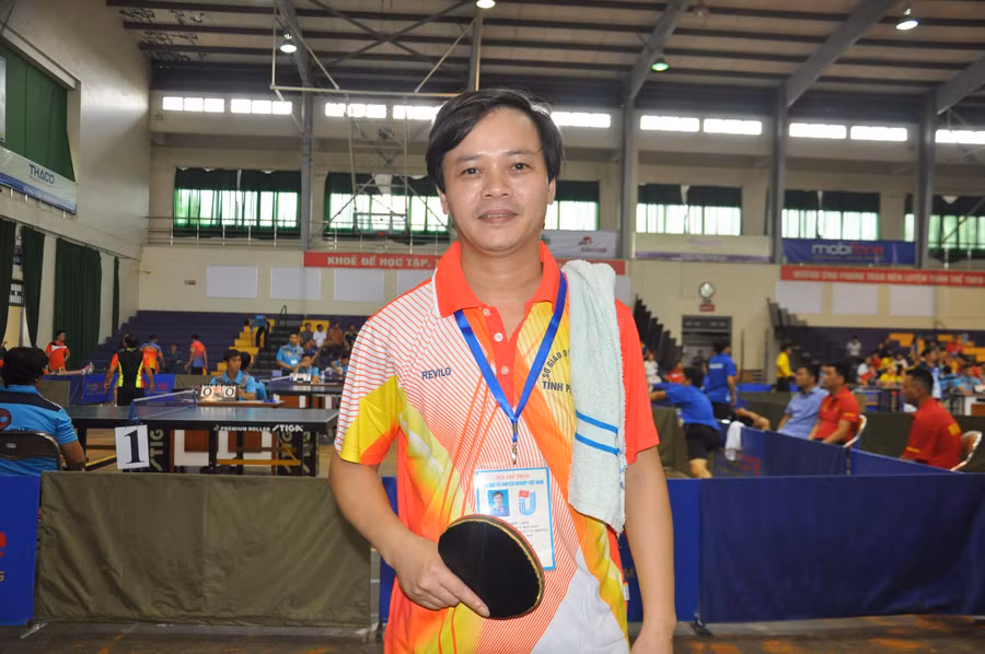 Thầy giáo Phạm Tuấn Anh – vận động viên đoàn ngành GD&ĐT tỉnh Phú Thọ