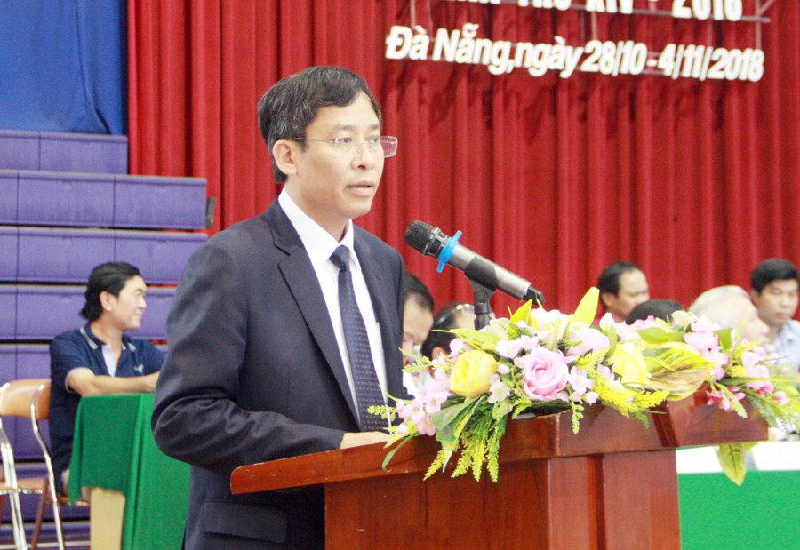 TS Vũ Minh Đức – Chủ tịch Công đoàn Giáo dục Việt Nam, Trưởng ban tổ chức giải phát biểu khai mạc