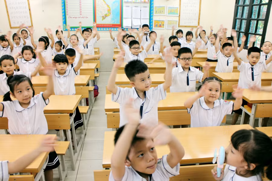 Lấp lánh niềm vui học trò vào lớp 1