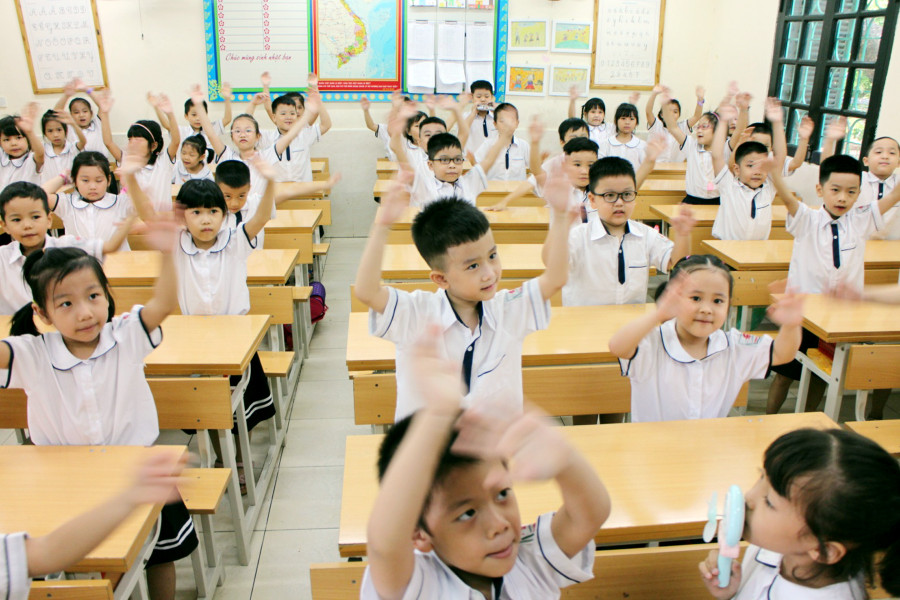 Lấp lánh niềm vui học trò vào lớp 1