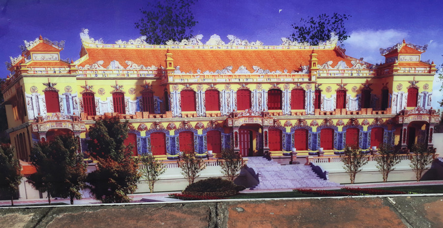 Ảnh Điện Kiến Trung dự kiến 5 năm phục hồi trùng tu nguyên trạng