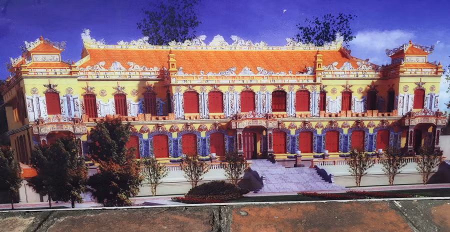 Ảnh Điện Kiến Trung dự kiến 5 năm phục hồi trùng tu nguyên trạng