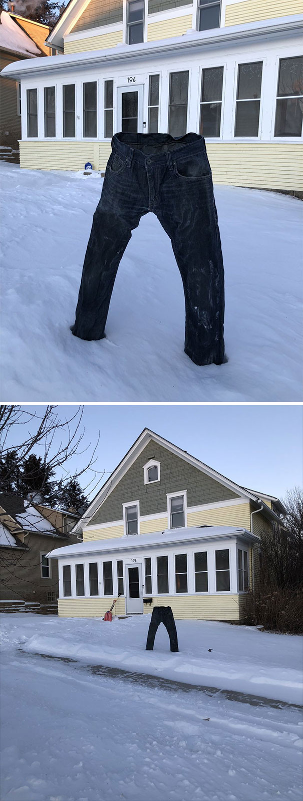 Chiếc quần đóng băng ở Minnesota