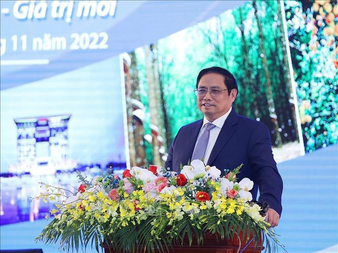 Thủ tướng Phạm Minh Chính phát biểu tại Hội nghị. Ảnh: Dương Giang/TTXVN Thủ tướng Phạm Minh Chính phát biểu tại Hội nghị. Ảnh: Dương Giang/TTXVN