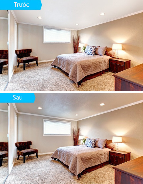 Đừng làm trần phức tạp. Đôi khi, những lựa chọn đơn giản và rẻ tiền nhất lại là lựa chọn đúng. Thay vì những món đồ trang trí rườm rà, bạn chỉ cần sơn trần đơn giản. Title10 Affordable Ways to Turn Your Home Into a Place Youll Love Coming Back to Every Day