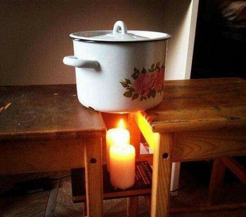 Nấu ăn phong cách lãng mạn.