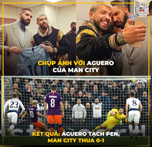 Sức mạnh vô hình khiến Kun đá hỏng penalty.