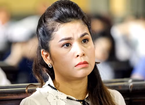 Bà Thảo tại phiên tòa ly hôn. Ảnh: Thành Nguyễn.