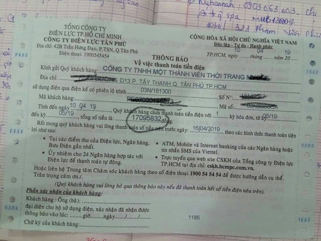 Tá hỏa hóa đơn tiền điện tăng dựng đứng lên 17 triệu đồng Tá hỏa hóa đơn tiền điện tăng dựng đứng lên 17 triệu đồng