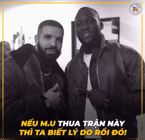 Chụp ảnh với Lukaku...