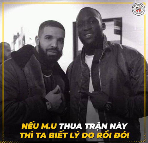 Chụp ảnh với Lukaku...