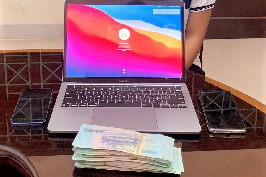 Tang vật vụ án bị công an thu giữ.