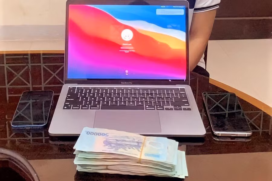 Tang vật vụ án bị công an thu giữ.