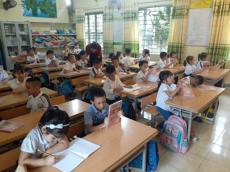 Chất lượng giáo dục ngày càng được nâng cao nhờ mô hình bán trú. Chất lượng giáo dục ngày càng được nâng cao nhờ mô hình bán trú.