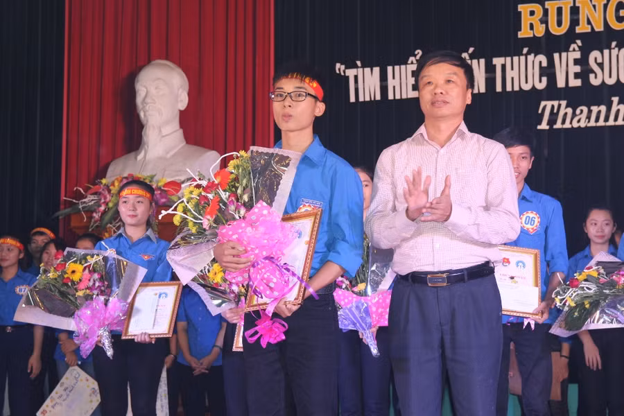 Em Nguyễn Hải An là thí sinh xuất sắc nhất của hội thi khi đến được với câu hỏi thứ 30