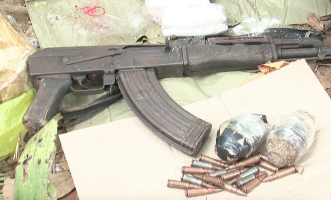 Tang vật vụ án.