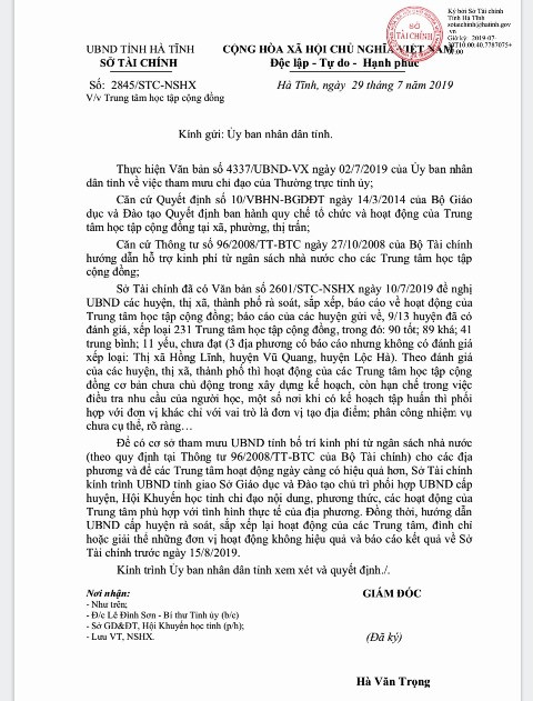 Sở Tài chính đề nghị "giải tán" TTHTCĐ có đúng với chức trách, nhiệm vụ?