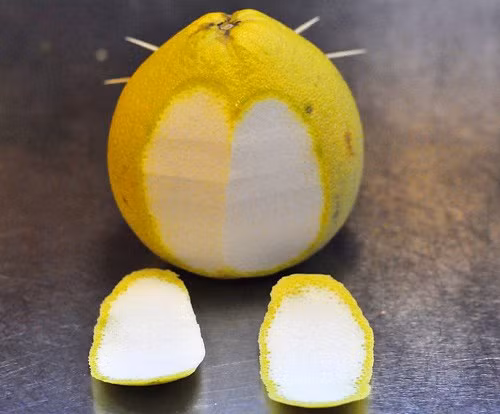 Tự làm thỏ bằng bưởi đáng yêu cho bé ngày trung thu - Hình 8