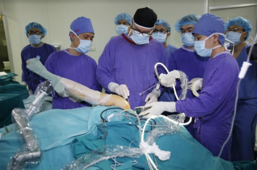 Trật khớp vai có nguy cơ tái phát gây tình trạng trật khớp vai tái hồi. Ảnh: Bệnh viện cung cấp