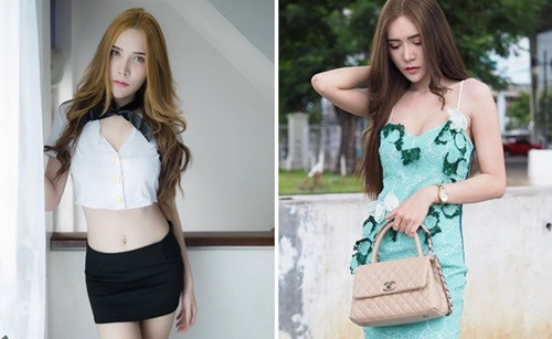 Nữ người mẫu sở hữu gương mặt và thân hình quyến rũ. Nữ người mẫu
