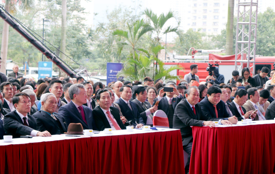 Các đại biểu dự lễ bế mạc Hội báo toàn quốc năm 2019