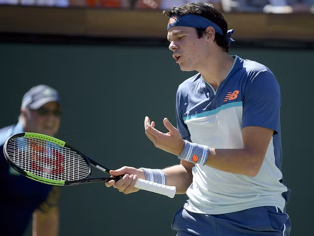 Raonic đã phải gác vợt sau 3 set