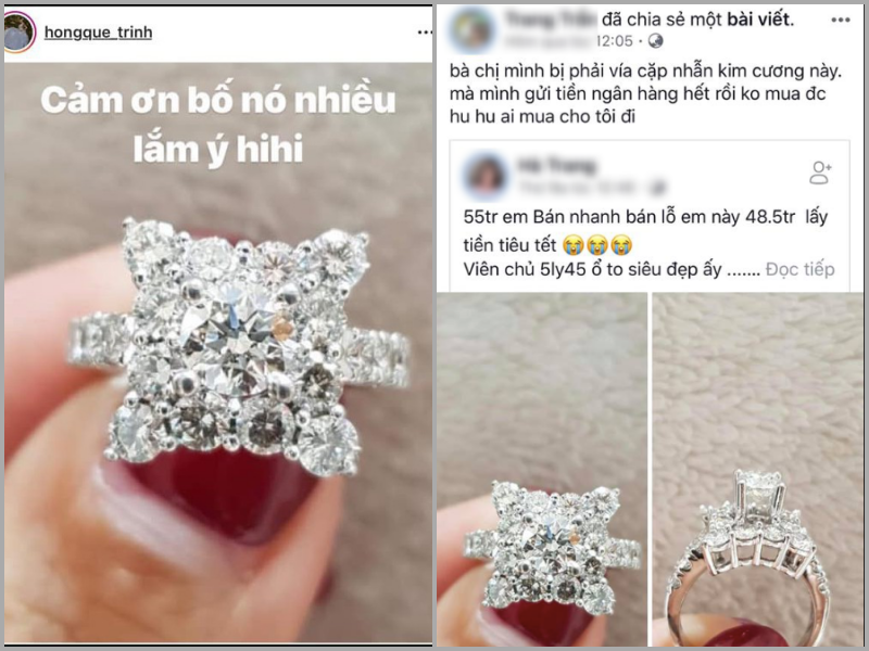 Sự thật bất ngờ đằng sau chiếc nhẫn kim cương 500 triệu của Hồng Quế ảnh 6 Empty