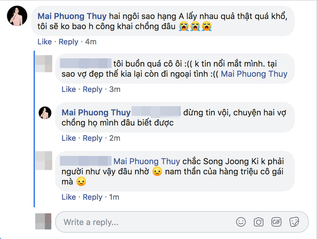 Nghe tin đồn Song Joong Ki ngoại tình, Mai Phương Thúy khẳng định sẽ không bao giờ công khai chồng đâu - Ảnh 2. Nghe tin đồn Song Joong Ki ngoại tình, Mai Phương Thúy khẳng định sẽ không bao giờ công khai chồng đâu - Ảnh 2.