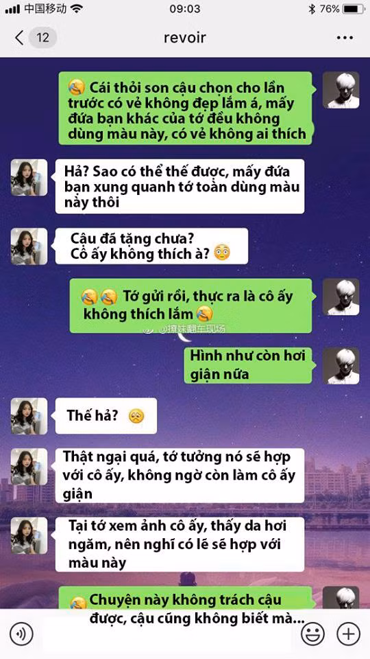 Câu trả lời của cô bạn thân lại khiến cô nàng càng tức giận.