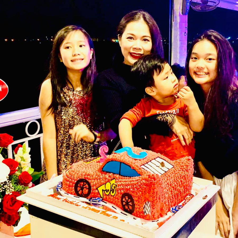Cuộc sống giàu sang bên chồng đại gia của Mỹ Lệ ảnh 2 Cuoc song giau sang ben chong dai gia va 3 con xinh dep cua My Le hinh anh 2