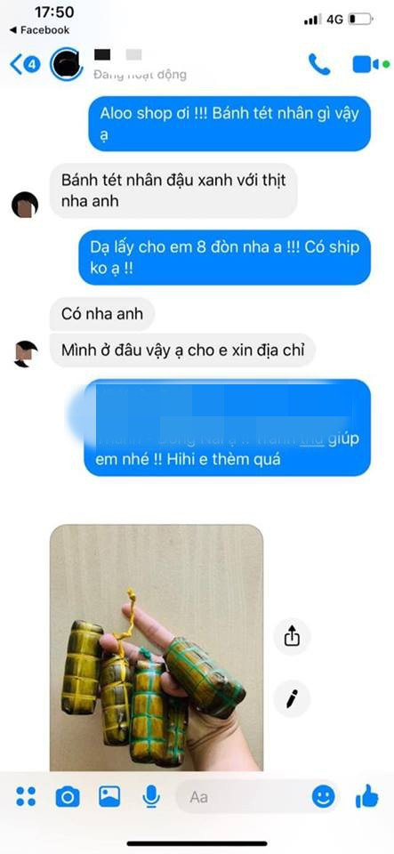 Mua bánh tét qua mạng, chàng trai phẫn nộ khi nhận về chùm bánh như móc khoá nhưng phản ứng của CĐM mới thật bất ngờ - Ảnh 1.