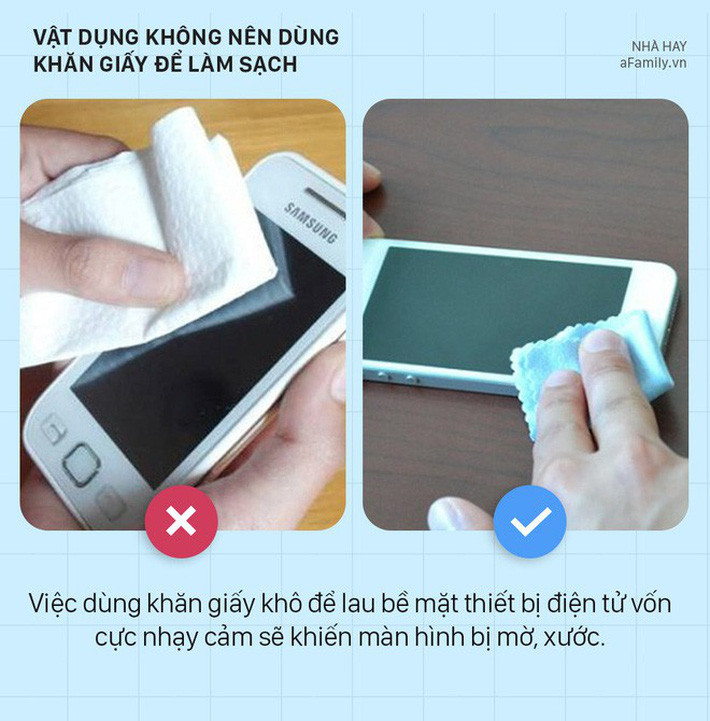 5 vật dụng càng lau bằng khăn giấy càng bẩn, chẳng mấy mà hỏng hẳn - Ảnh 5. 5 vật dụng càng lau bằng khăn giấy càng bẩn, chẳng mấy mà hỏng hẳn - Ảnh 5.