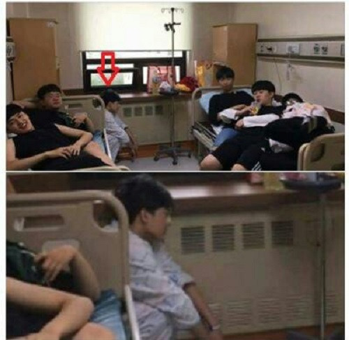 Khi bạn thân đến thăm bệnh.