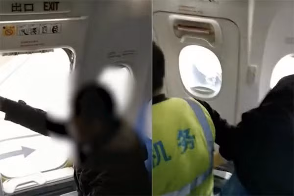 Muốn thành người đầu tiên xuống máy bay, người đàn ông làm chuyện khó tin