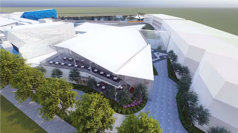 Phối cảnh giai đoạn 2 khuôn viên học tập của BUV tại Ecopark.