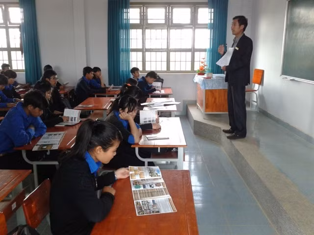 Học sinh một trường THPT tại TP Đà Lạt, tỉnh Lâm Đồng