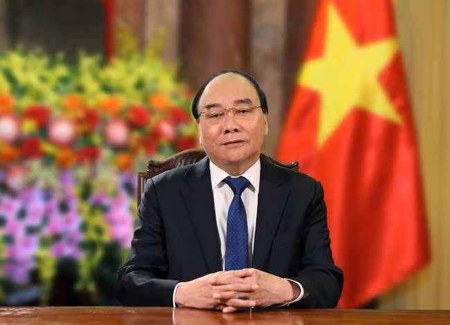 Chủ tịch nước Nguyễn Xuân Phúc.