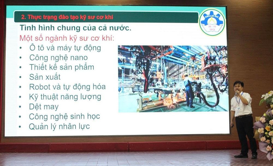 Hội thảo nâng cao chất lượng đào tạo kỹ sư cơ điện đáp ứng yêu cầu thực tiễn.